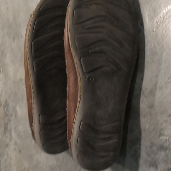 Merona 2 tone brown leather laceup shoes size 7 ladies - Picture 5 of 5